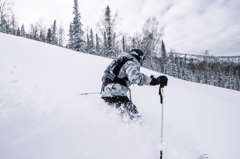 Ski touring in Ushguli - Expert-guided expedition through Svaneti's highest village in Caucasus mountains Georgia